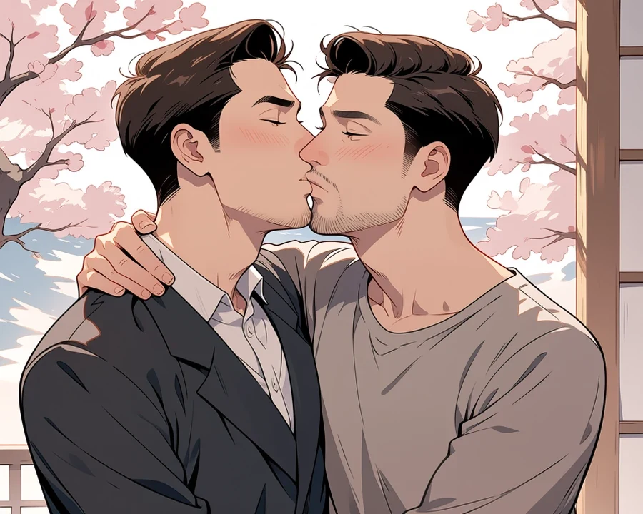 Cherry Date, original adult Korean manhwa illustration