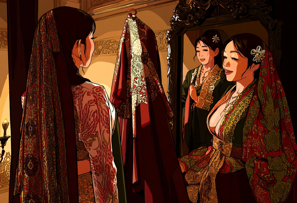 Kebaya, Unhooked